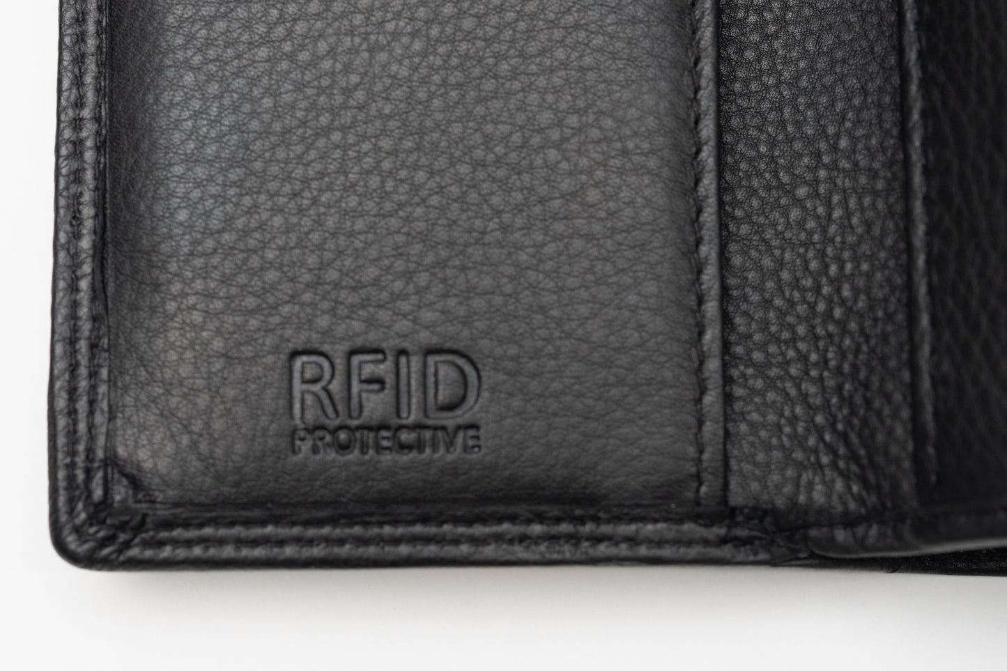 Damen Geldbörse Nappa-Leder Schwarz – RFID-Schutz, Reißverschluss & Druckknopf | Großes Vintage Portemonnaie für Frauen | Harlee & Scott