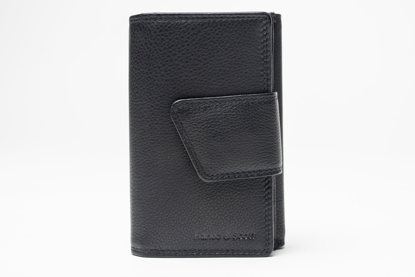 Damen Geldbörse Nappa-Leder Rot – Großformat mit RFID-Schutz & Reißverschluss | Edle Echtleder Geldbörse mit Geschenkbox | Harlee & Scott