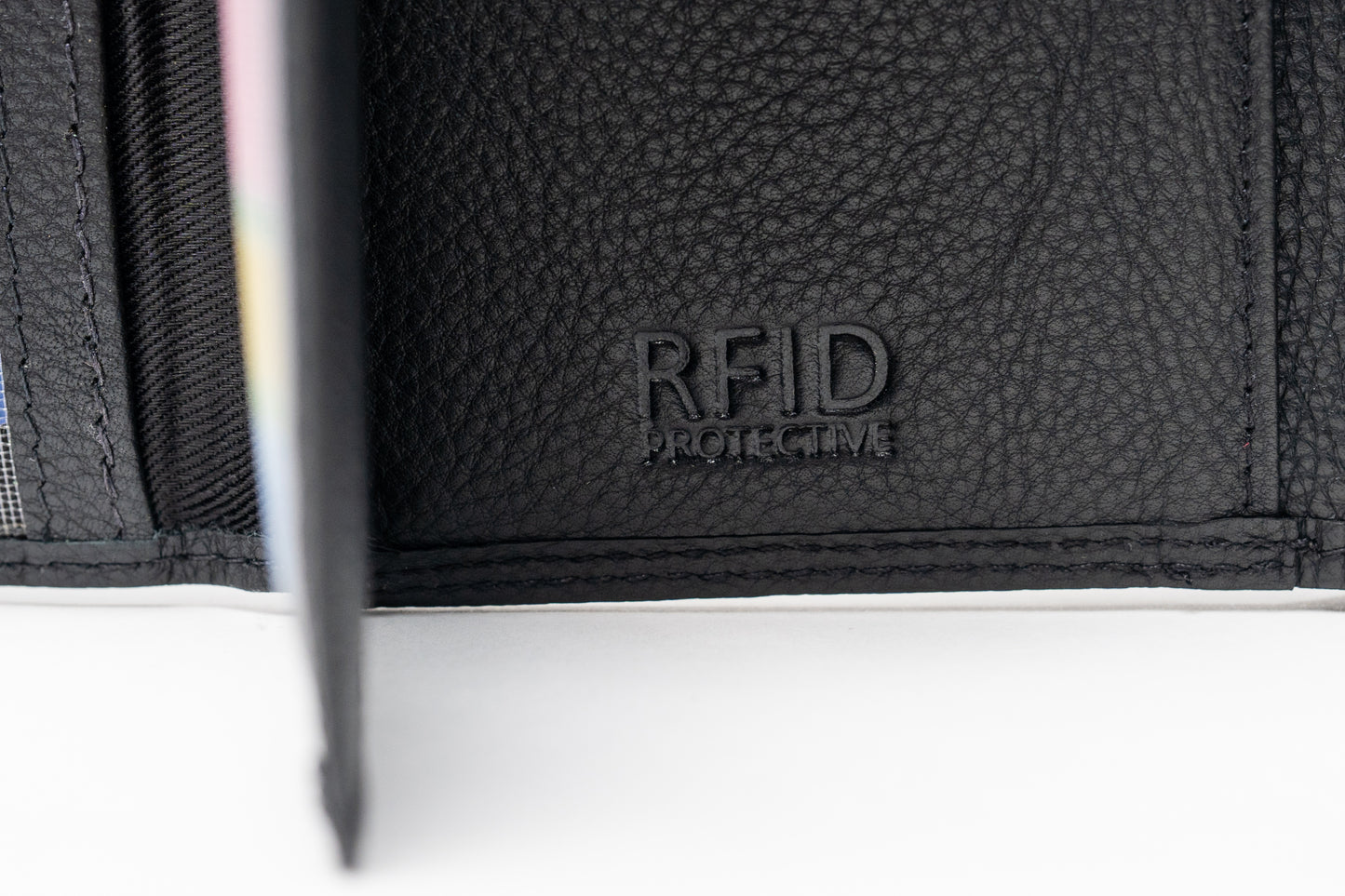 Damen Geldbörse Echtleder Schwarz – RFID-Schutz, Reißverschluss & Druckknopf | Kompakte Vintage Geldbörse mit Geschenkbox | Harlee & Scott