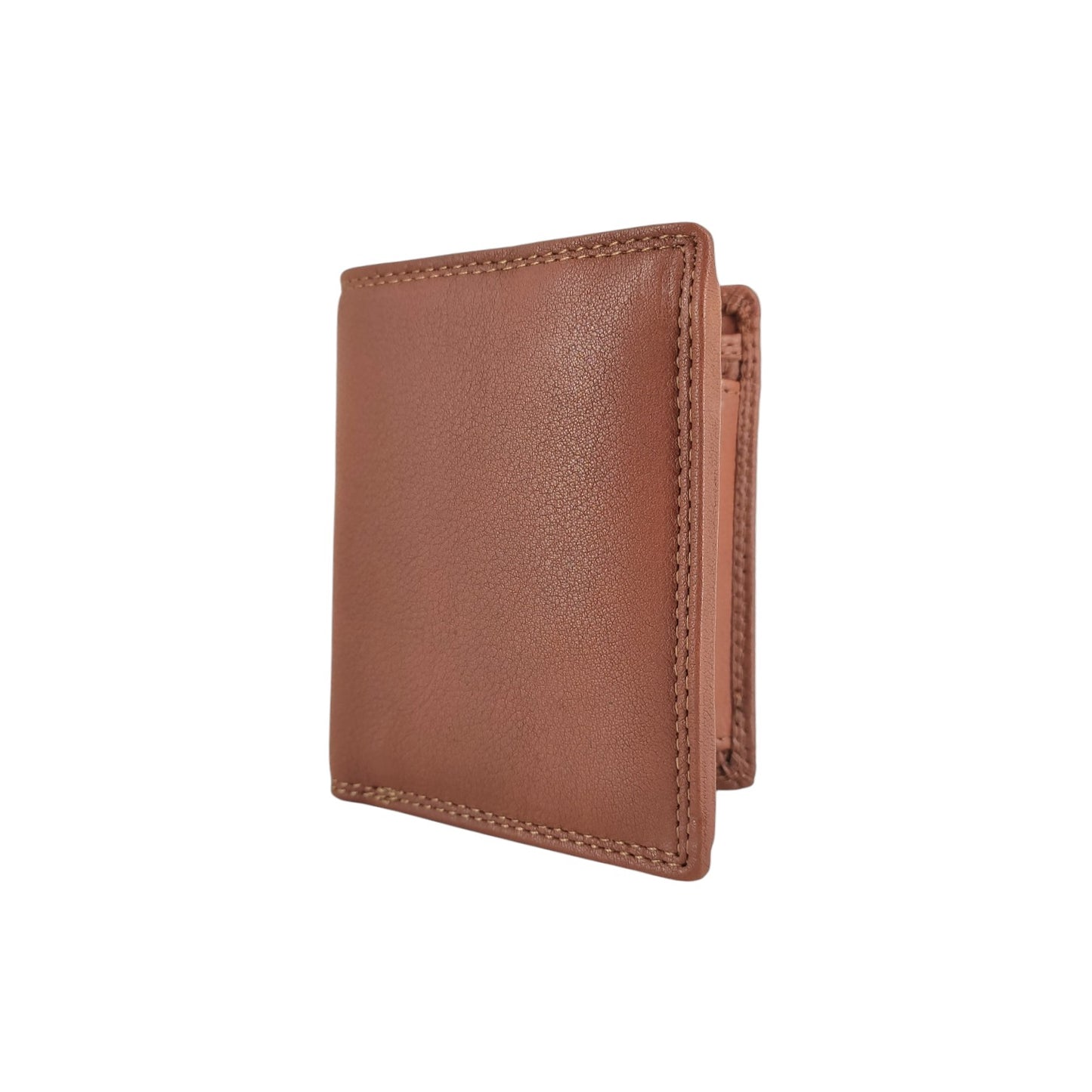 Herren Geldbörse Hochformat aus 100% echtem Leder mit RFID Schutz – 6 Kartenfächer & Münzfach