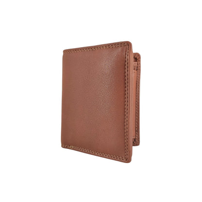 Herren Geldbörse Hochformat aus 100% echtem Leder mit RFID Schutz – 6 Kartenfächer & Münzfach