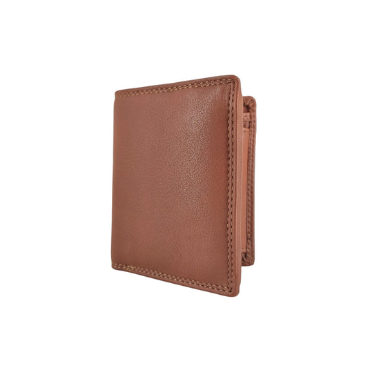Herren Geldbörse Hochformat aus 100% echtem Leder mit RFID Schutz – 6 Kartenfächer & Münzfach