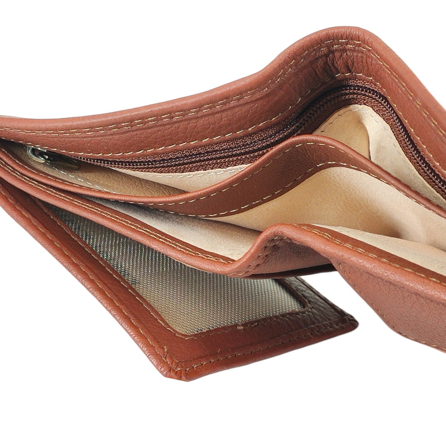 Hochformat Herren Geldbörse aus 100% echtem Leder mit RFID Schutz – 9 Kartenfächer & Münzfach