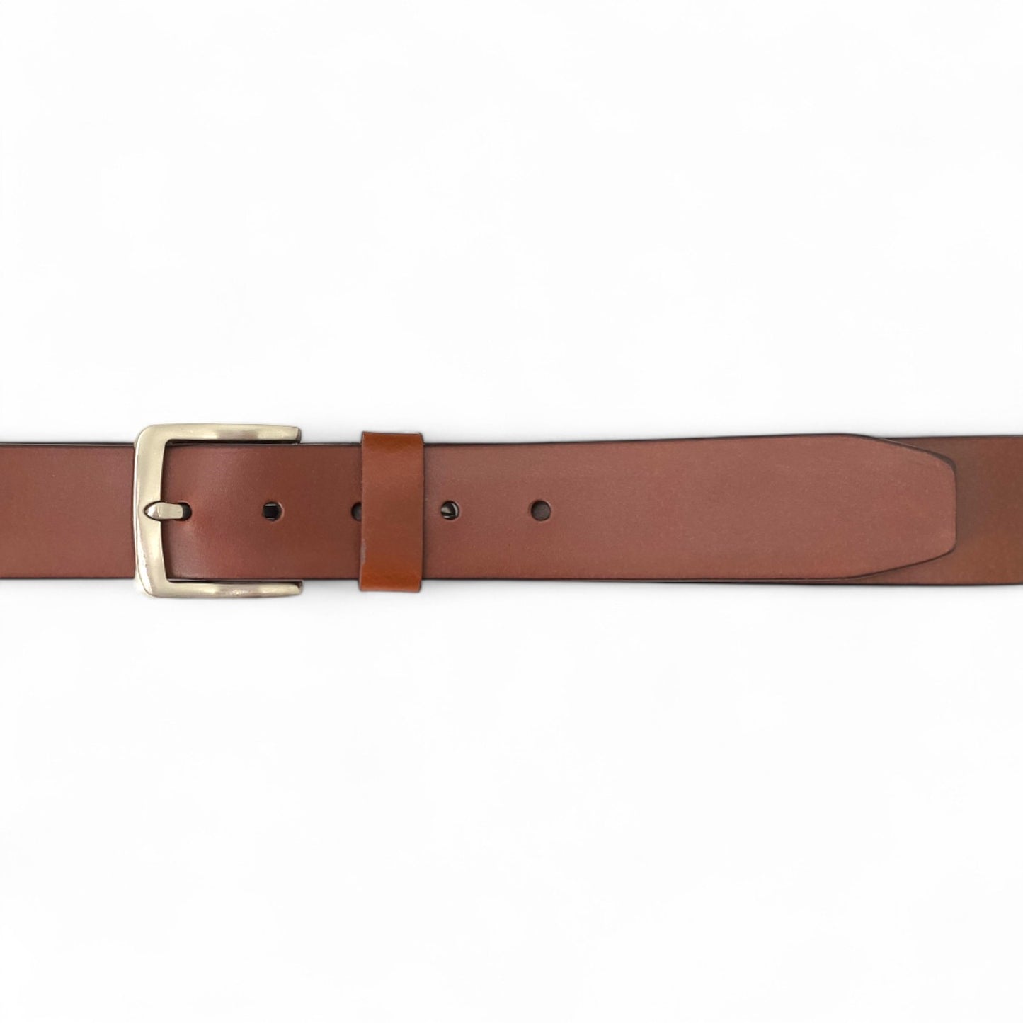 Gürtel aus 100% Büffelleder Cognac – Handgefertigt & 3,8cm Breite