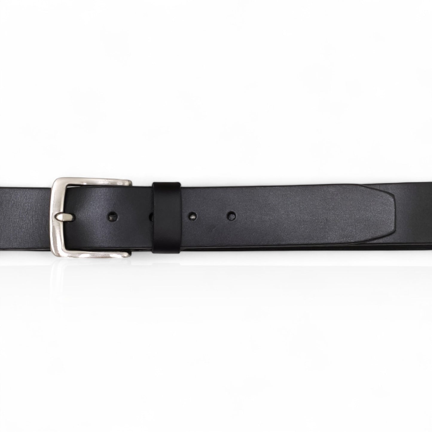 Gürtel aus 100% Büffelleder Schwarz – Handgefertigt & 3,8cm Breite