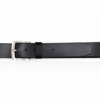 Gürtel aus 100% Büffelleder Schwarz – Handgefertigt & 3,8cm Breite